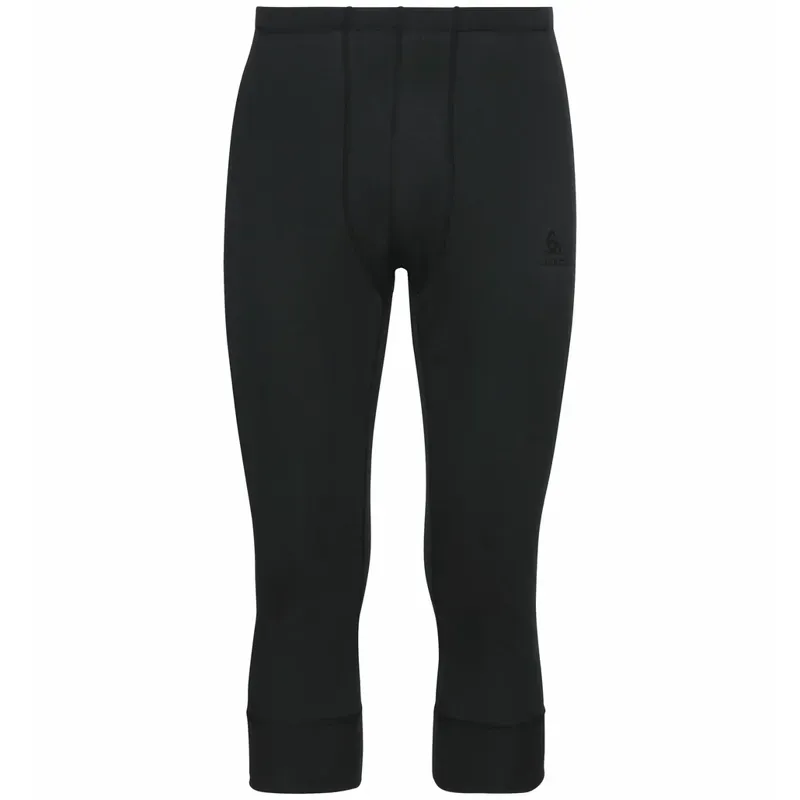 Odlo Active Warm Eco 3/4 Men's Base Layer Pants in Black