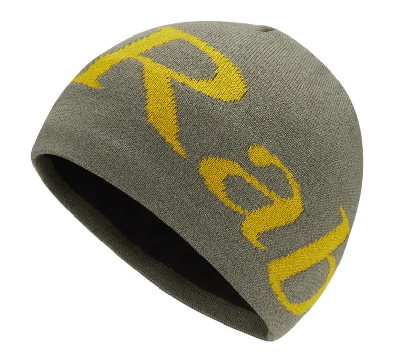Rab Logo Beanie Unisex in Light Khaki/Sahara-1