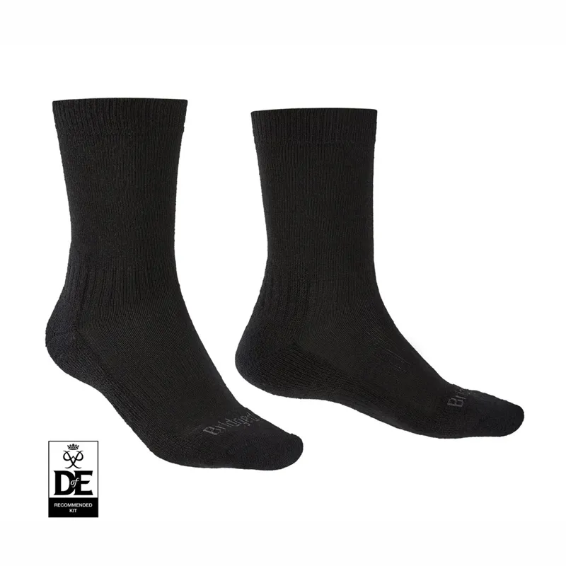 Bridgedale HIKE Lightweight Merino Performance Boot Men's Socks in Black