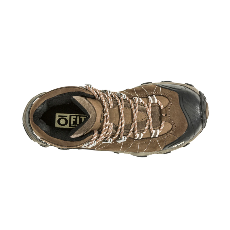 Oboz Bridger Mid Waterproof Hiking Boot Women's in Walnut - Wide Fit-4