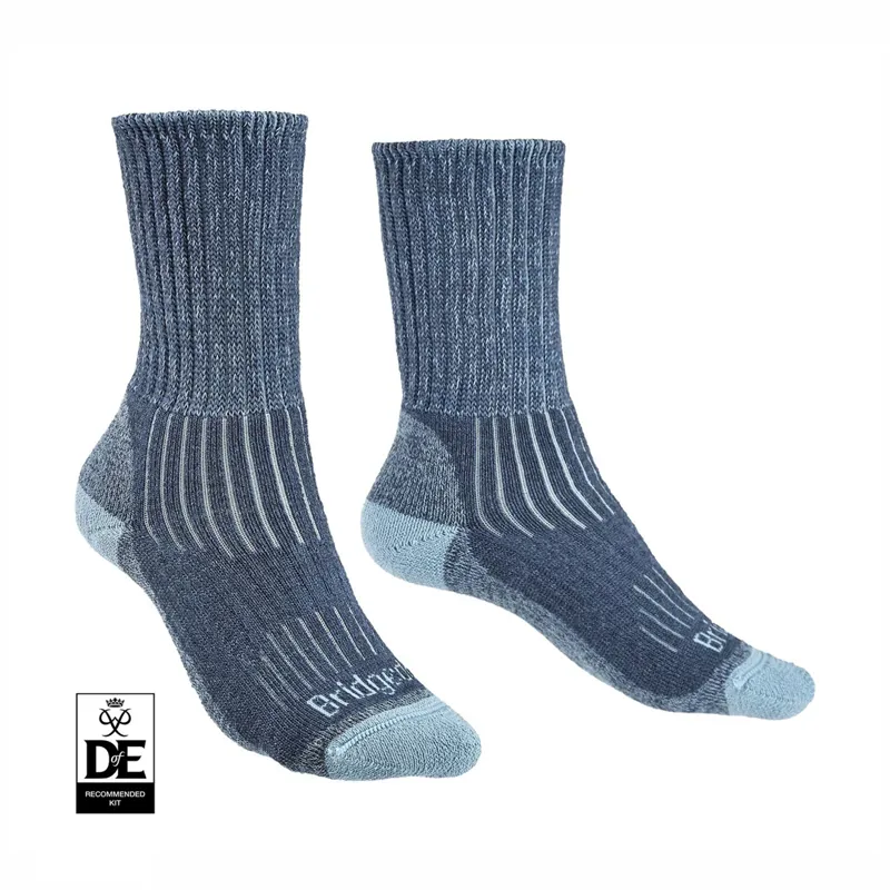 Bridgedale HIKE Midweight Merino Comfort Boot Sock Women's in Blue