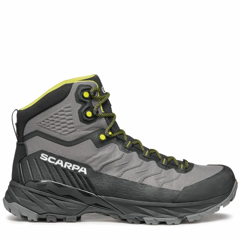 Scarpa Rush TRK LT GTX Walking Boots in Grey-Lime-1