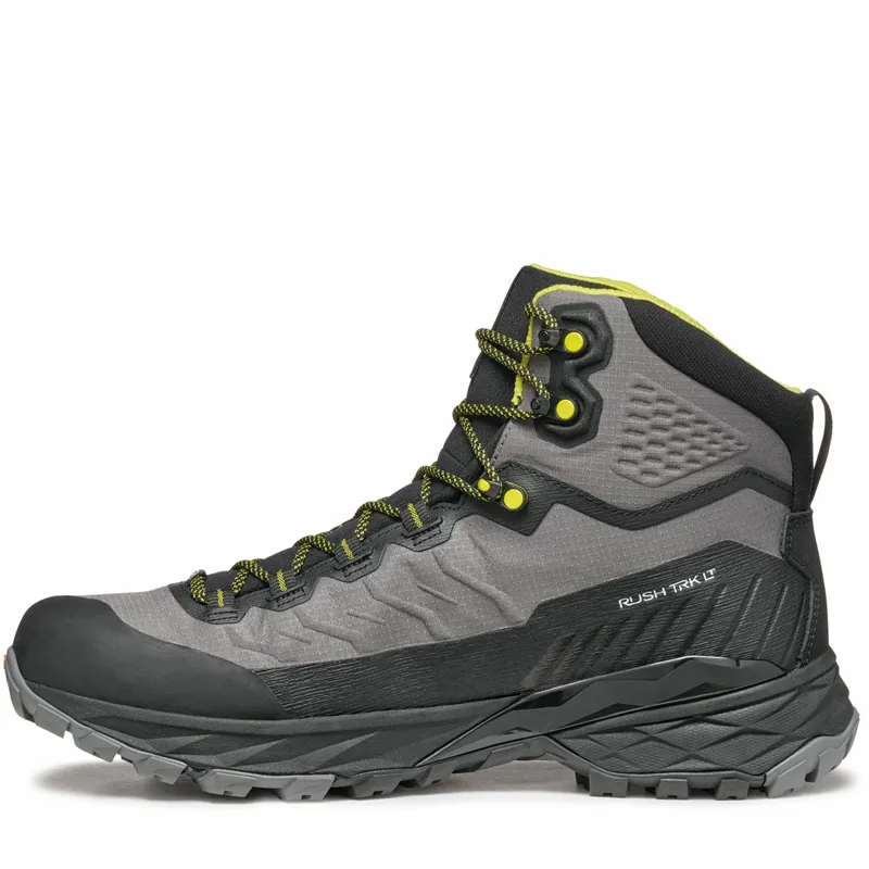 Scarpa Rush TRK LT GTX Walking Boots in Grey-Lime-2