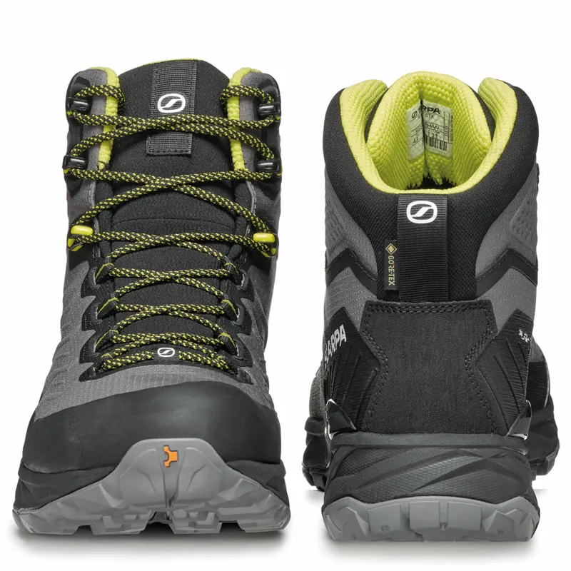 Scarpa Rush TRK LT GTX Walking Boots in Grey-Lime-3