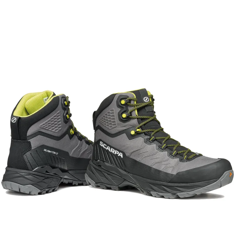 Scarpa Rush TRK LT GTX Walking Boots in Grey-Lime-5