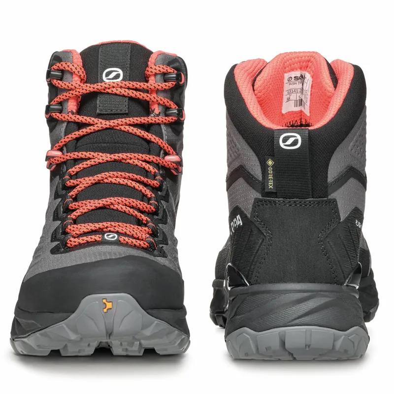 Scarpa Rush TRK LT GTX Women's Walking Boots in Grey-Coral-4