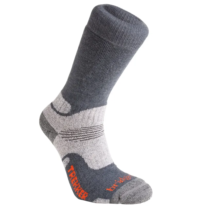 Bridgedale HIKE Midweight Merino Performance Boot Sock Men in Gunmetal-4