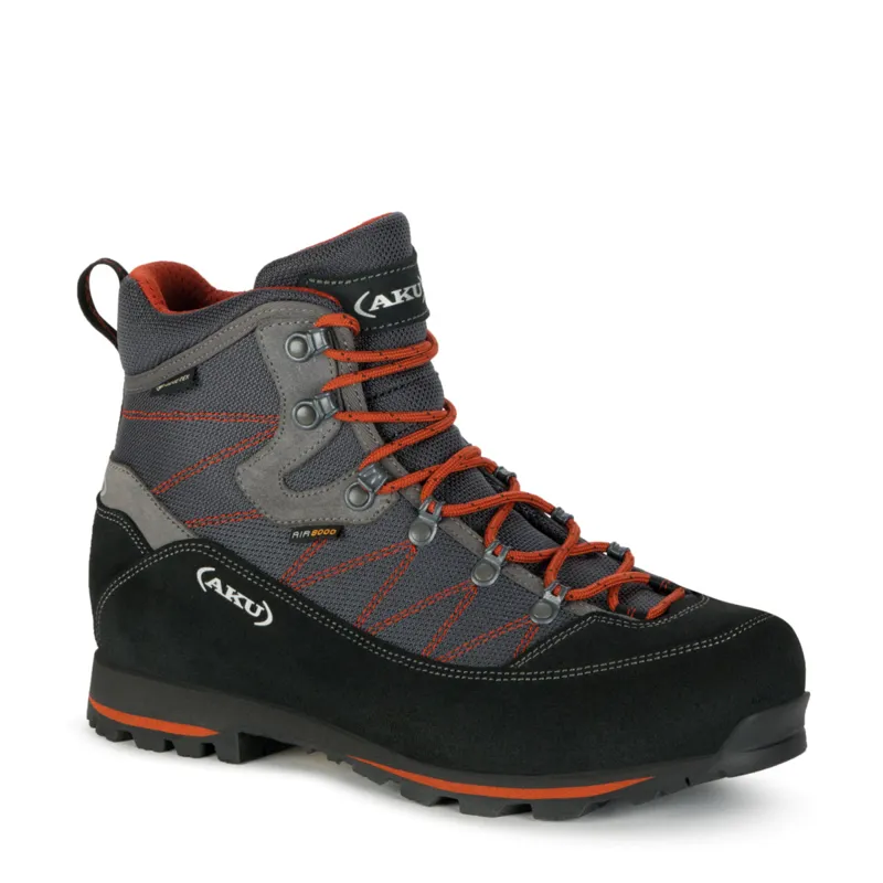AKU Trekker Lite III Wide GTX Hiking Boot Men's in Anthracite/Rust