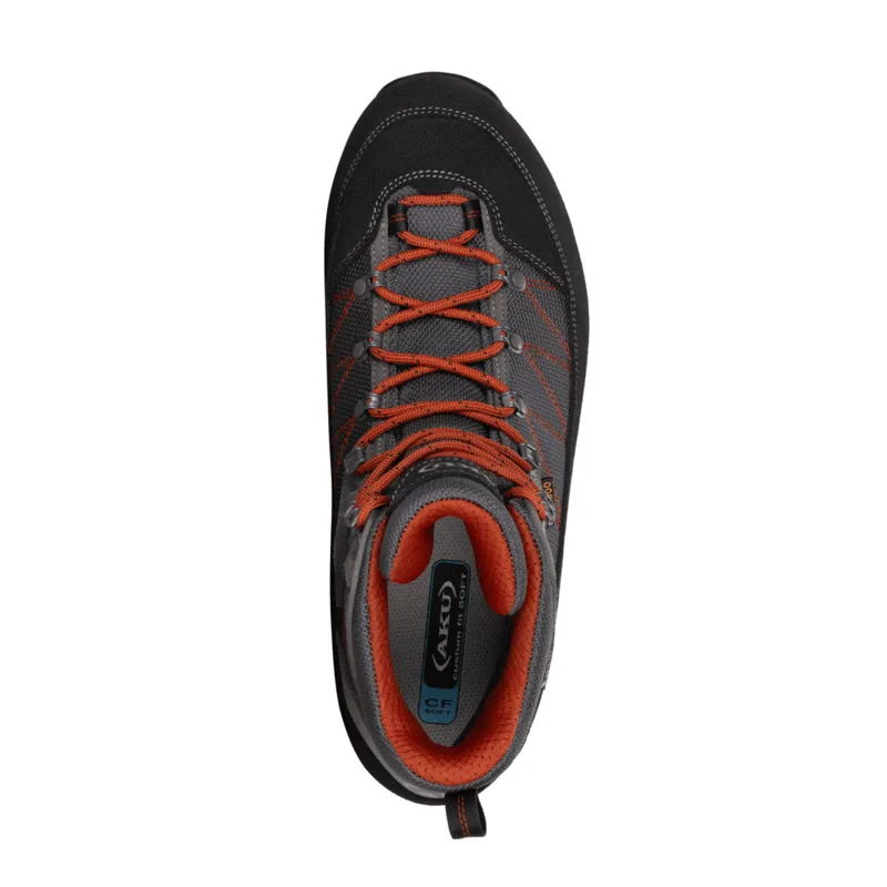 AKU Trekker Lite III Wide GTX Hiking Boot Men's in Anthracite/Rust-3