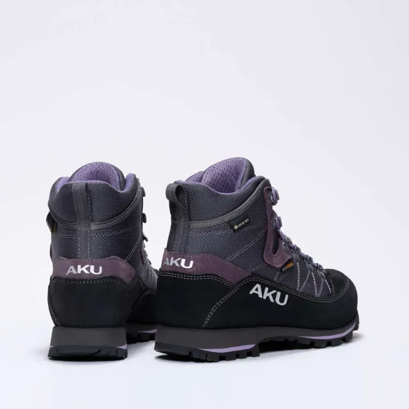 AKU Trekker Lite III Wide GTX Hiking Boots Women's in Anthracite/Violet-2