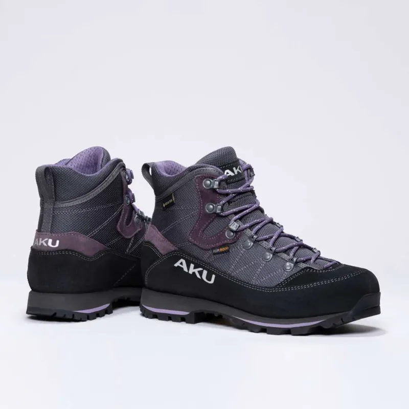 AKU Trekker Lite III Wide GTX Hiking Boots Women's in Anthracite/Violet-5