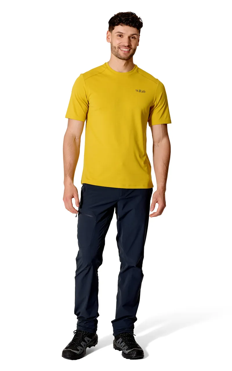 Rab Force Tee Men's in Dark Pollen-3