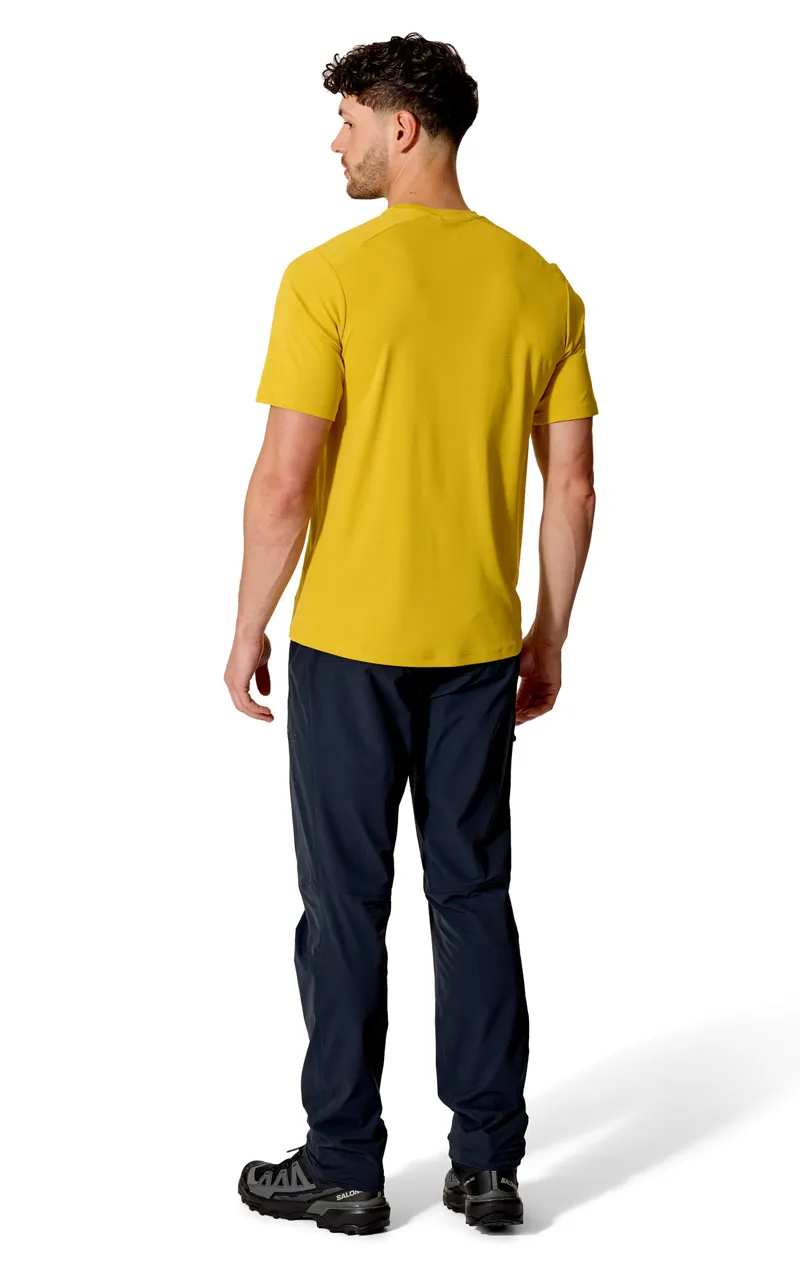 Rab Force Tee Men's in Dark Pollen-4