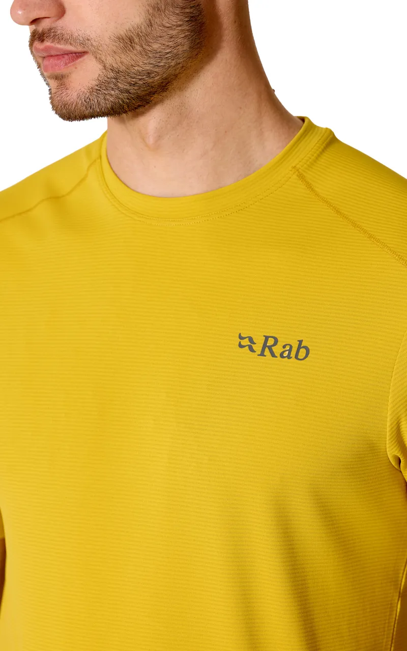 Rab Force Tee Men's in Dark Pollen-5