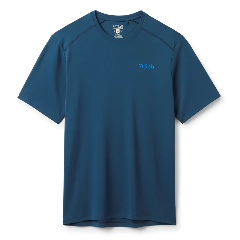 Rab Force Tee Men's in Tempest Blue