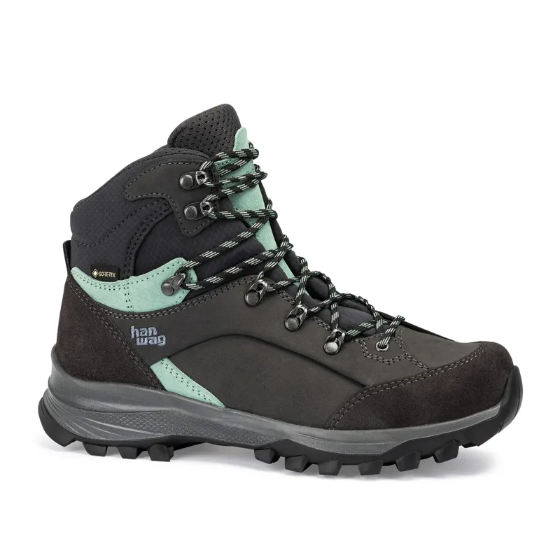 Hanwag Alta Bunion Lady GTX Hiking Boot in Asphalt/Mint