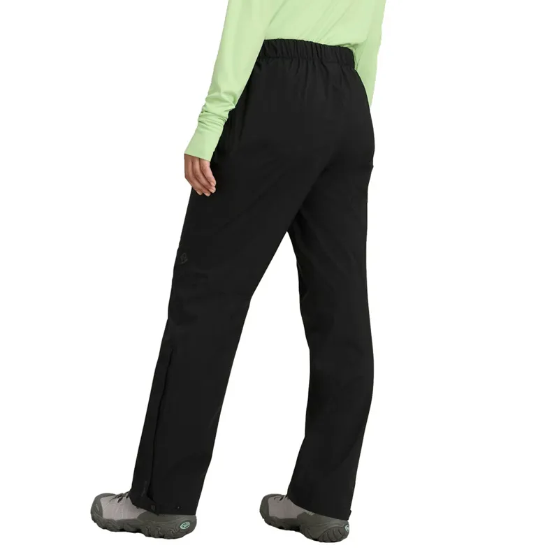 Kathmandu Trailhead Stretch 2.5L Rain Pants Women's in Black Stingray-3