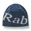 Rab Logo Beanie Unisex in Tempest Blue/Light Zinc