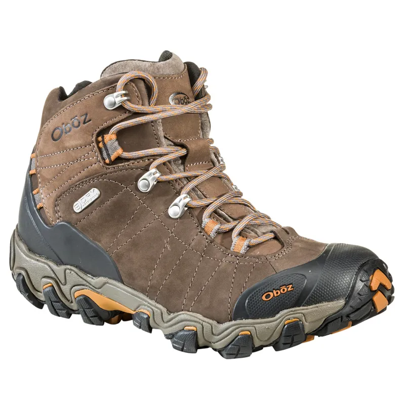 Oboz Bridger Mid BDRY Waterproof Walking Boot in Sudan