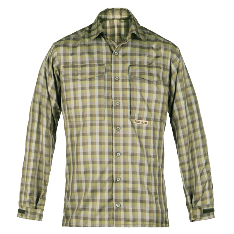Paramo Katmai L/S Light Shirt Men's in Broadleaf Check