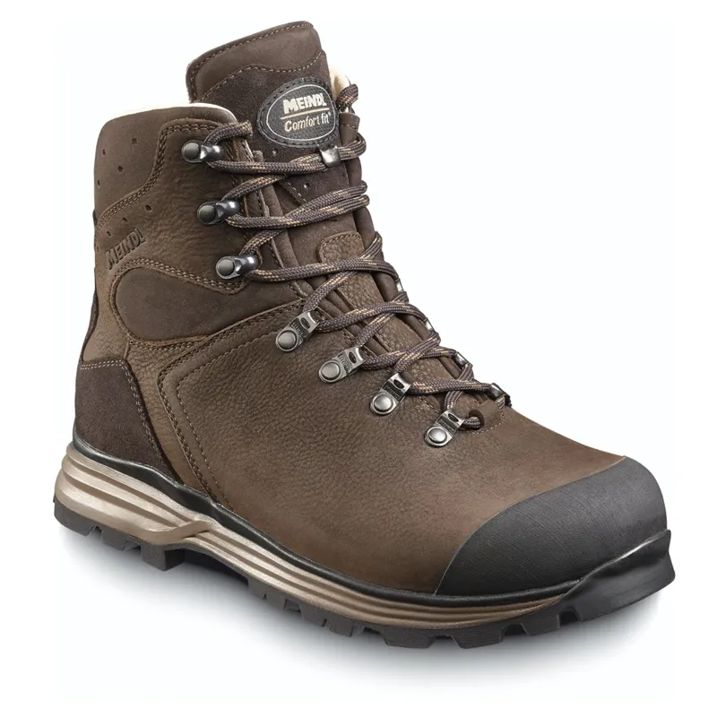 Meindl Sulden Men's Comfort Fit Waxed Nubuck Leather Walking Boot in Brown