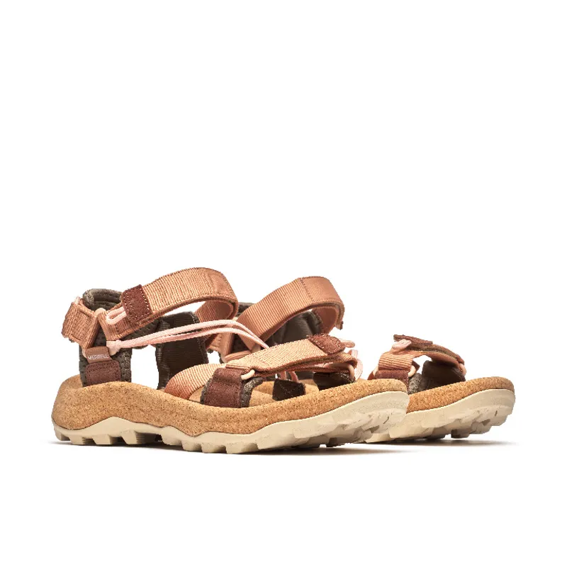 Merrell Speed Fusion Web RMX Women's Walking Sandal in Tan Rose-3