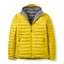 Rab Microlight Alpine Hooded Down Jacket Men's in Dark Pollen