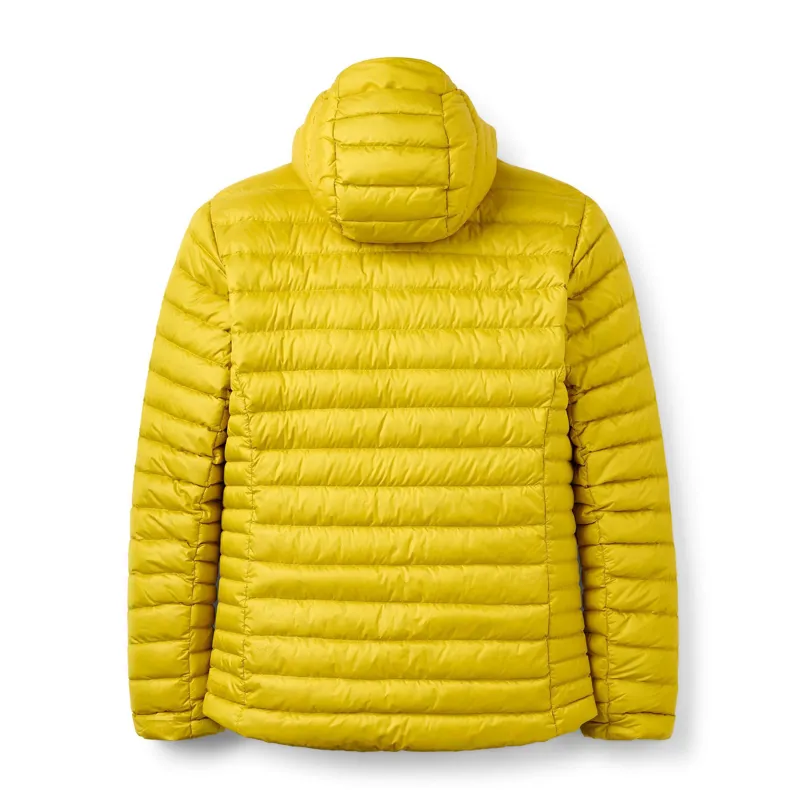 Rab Microlight Alpine Hooded Down Jacket Men's in Dark Pollen-1