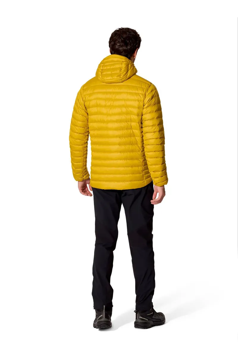 Rab Microlight Alpine Hooded Down Jacket Men's in Dark Pollen-4