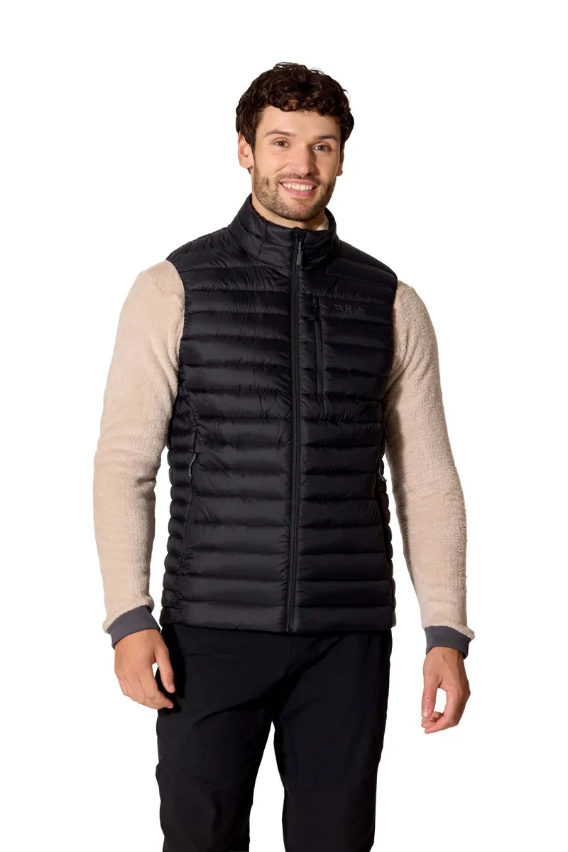 Rab Microlight Down Vest Men's in Black-2