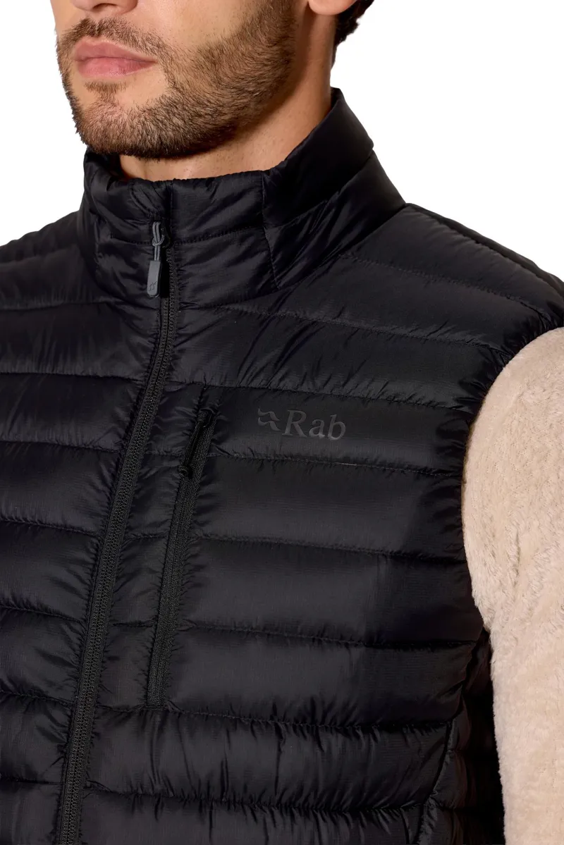 Rab Microlight Down Vest Men's in Black-4