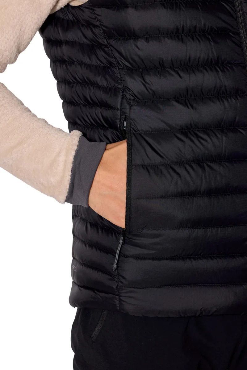 Rab Microlight Down Vest Men's in Black-6