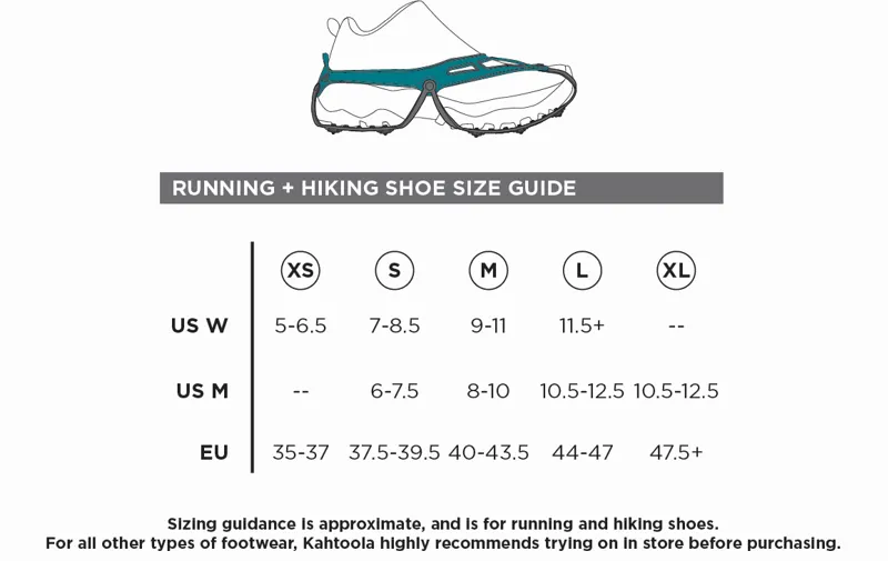 Kahtoola NANOspikes Footwear Traction in Olympic Coast-8