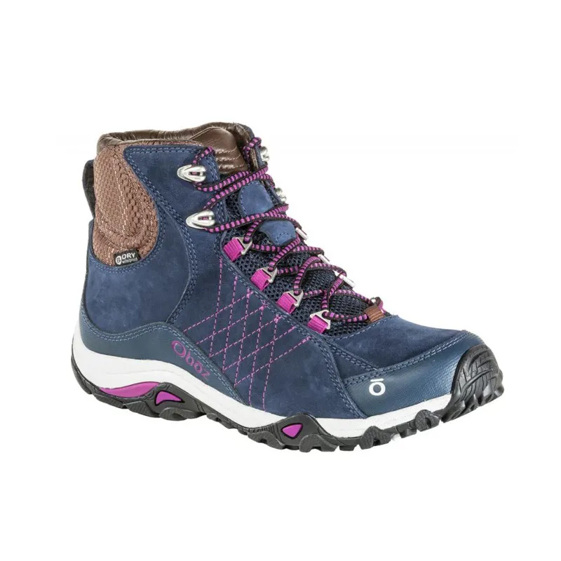 Oboz Sapphire Mid B-Dry Women's Waterproof Walking Boot in Huckleberry