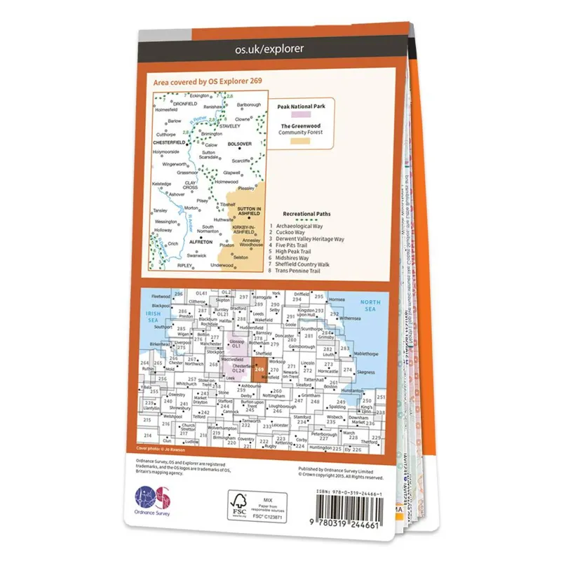 OS Explorer 269: Chesterfield and Alfreton-1