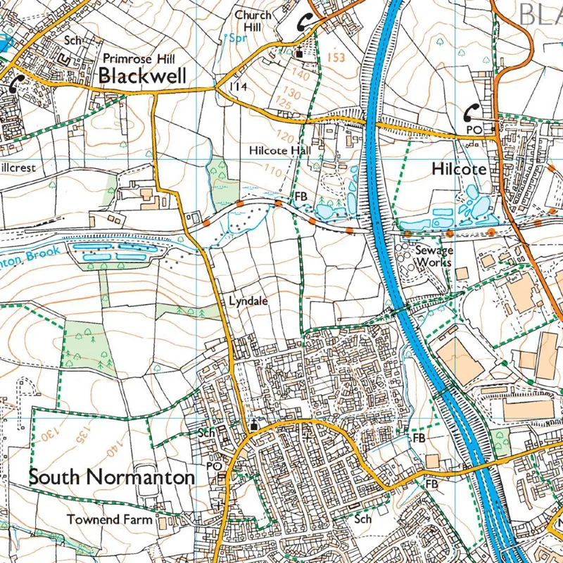 OS Explorer 269: Chesterfield and Alfreton-3