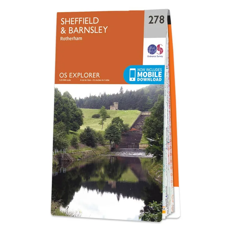 OS Explorer 278: Sheffield and Barnsley