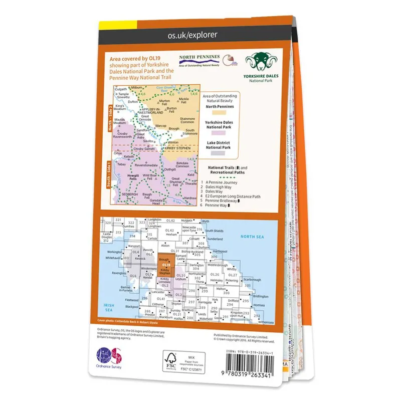 OS Explorer OL 19: Howgill Fells and Upper Eden Valley-1