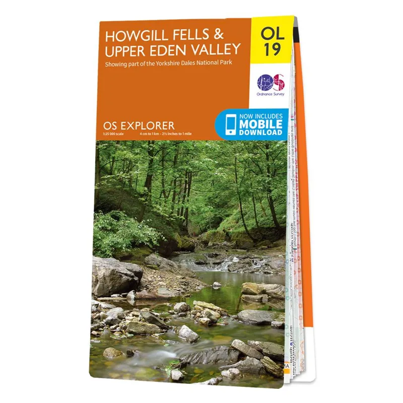 OS Explorer OL 19: Howgill Fells and Upper Eden Valley