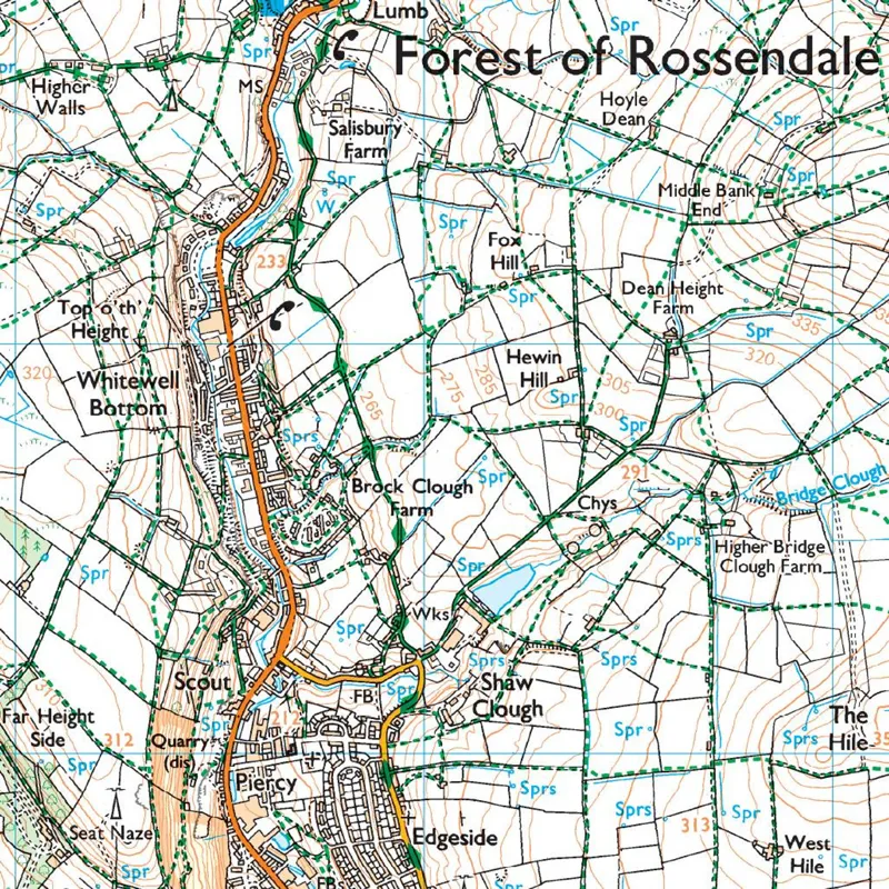 OS Explorer OL 21: South Pennines-4