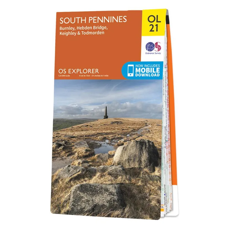 OS Explorer OL 21: South Pennines
