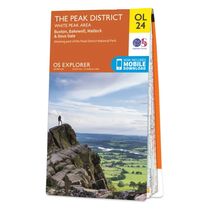 OS Explorer OL 24: The Peak District White Peak Area