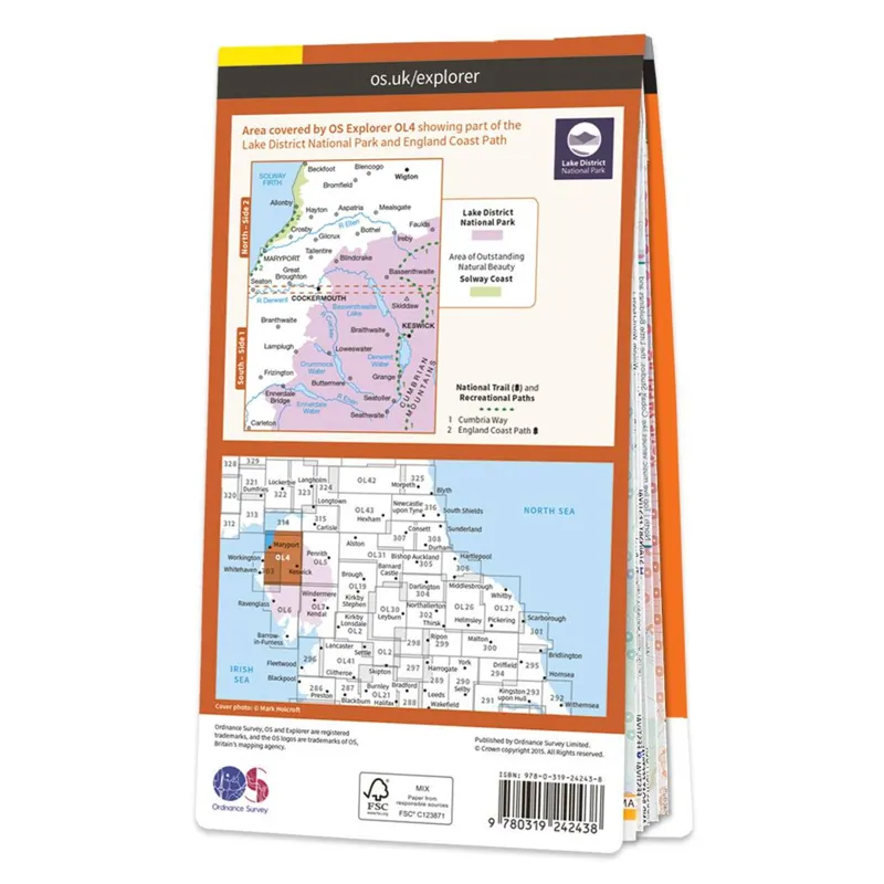 OS Explorer OL 4: The English Lakes North Western area-1