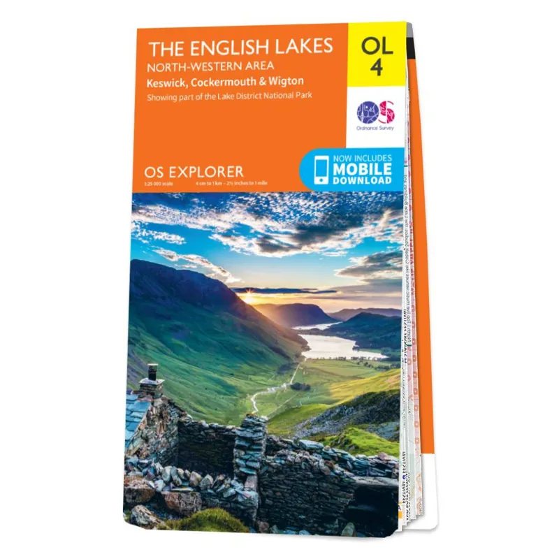 OS Explorer OL 4: The English Lakes North Western area