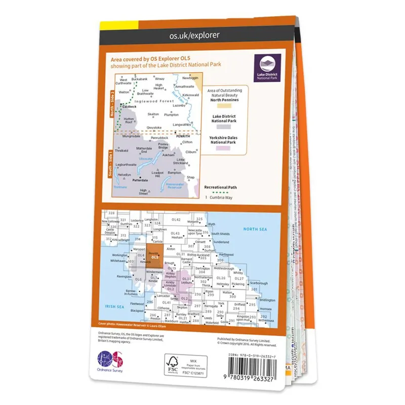 OS Explorer OL 5: The English Lakes North Eastern area-1