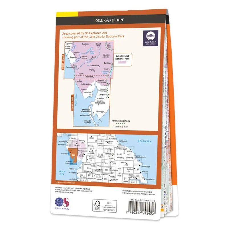 OS Explorer OL 6: The English Lakes South Western area-1