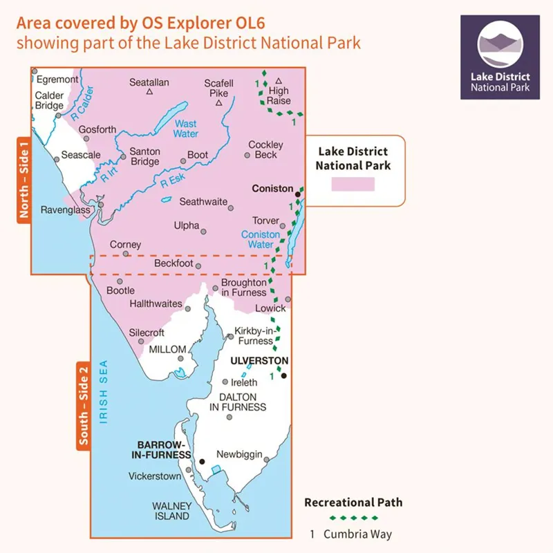 OS Explorer OL 6: The English Lakes South Western area-2