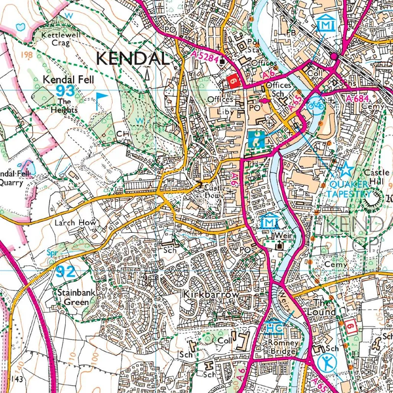 OS Explorer OL 7: The English Lakes South Eastern area-3