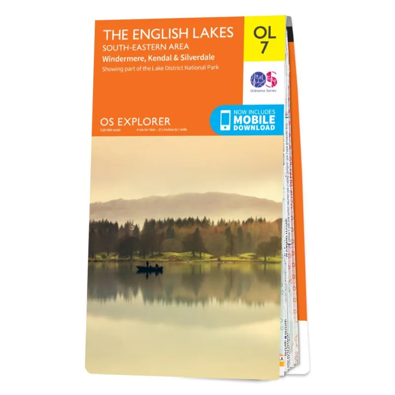 OS Explorer OL 7: The English Lakes South Eastern area