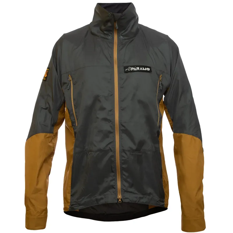 Paramo Velez Windproof Jacket Men's in Dark Grey/Cumin